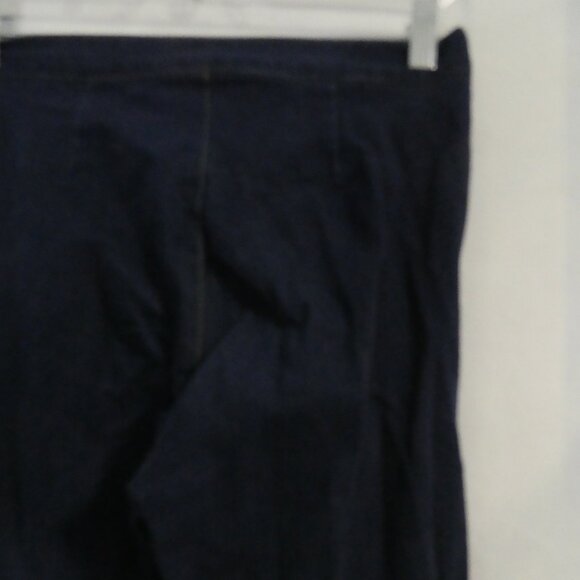 DYNAMITE | size 7 | Dark Blue Denim | Slit Bottoms | Made In Canada - Picture 12 of 16